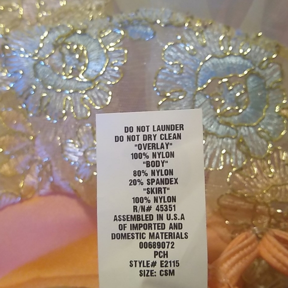 Girl's dance recital leotard - Picture 5 of 5